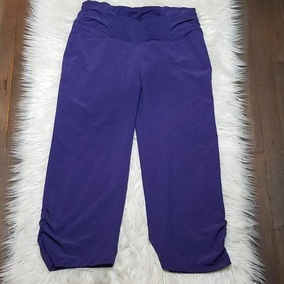 Ryka Blast Purple Semi Fitted Workout Pants - Picture 2 of 8